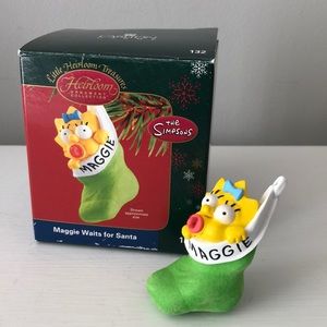 Carlton Cards Maggie Waits For Santa Ornament